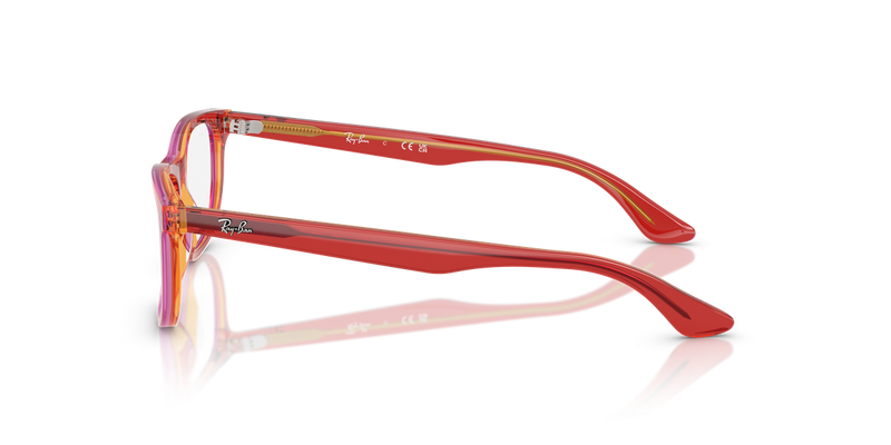 Ray-Ban Youth 0RY1642 in Transparent Red & Yellow - Alternate View