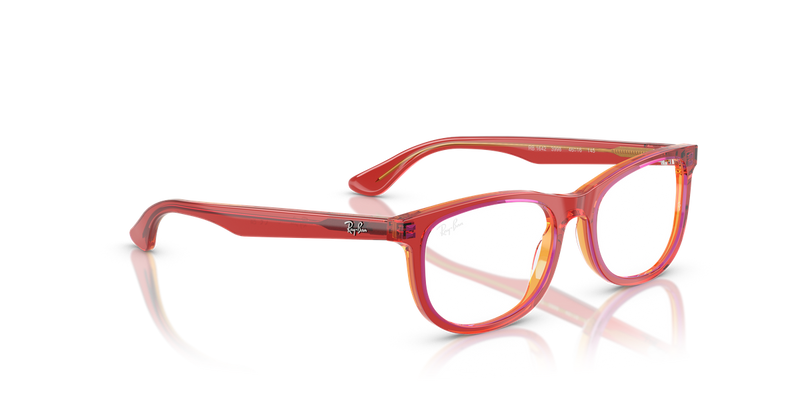 Ray-Ban Youth 0RY1642 in Transparent Red & Yellow - Alternate View