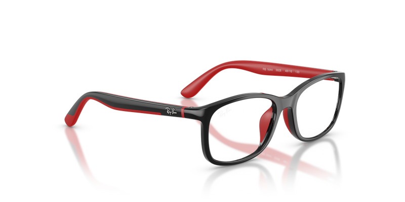 Ray-Ban Youth 0RY1644 in Black On Rubber Red - Alternate View