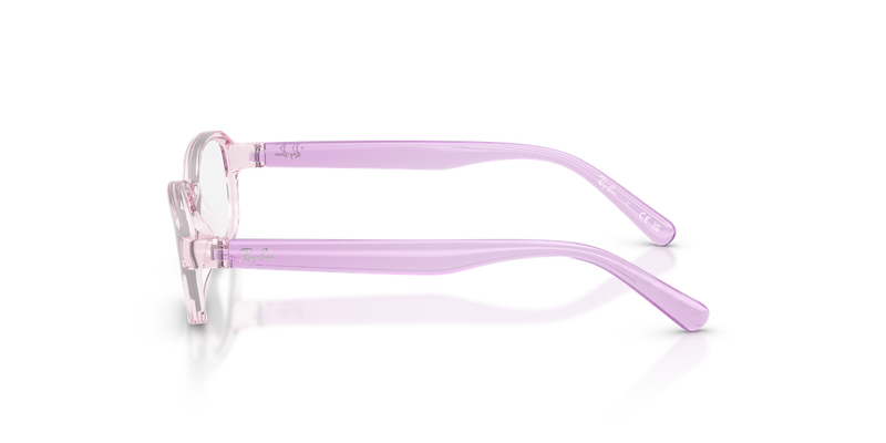 Ray-Ban Youth 0RY1904 in Transparent Pink - Back View