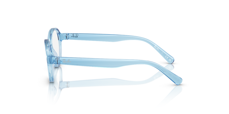 Ray-Ban Youth 0RY1905F in Transparent Blue - Back View