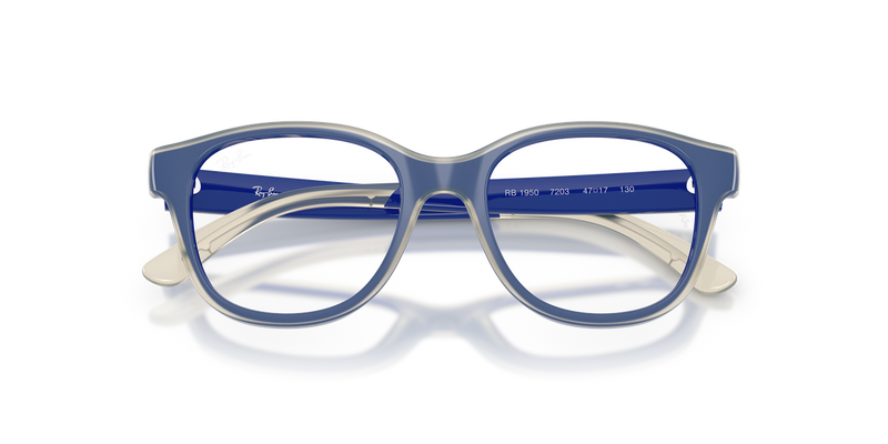 Ray-Ban Youth 0RY1950 in Blue On Transparent - Alternate View