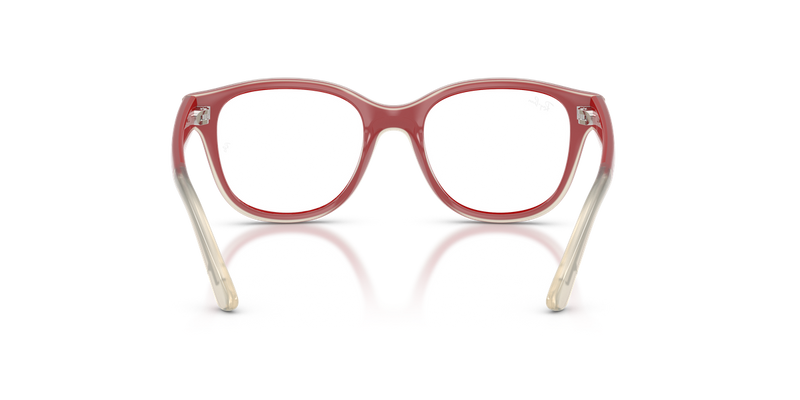 Ray-Ban Youth 0RY1950 in Red On Transparent - Alternate View