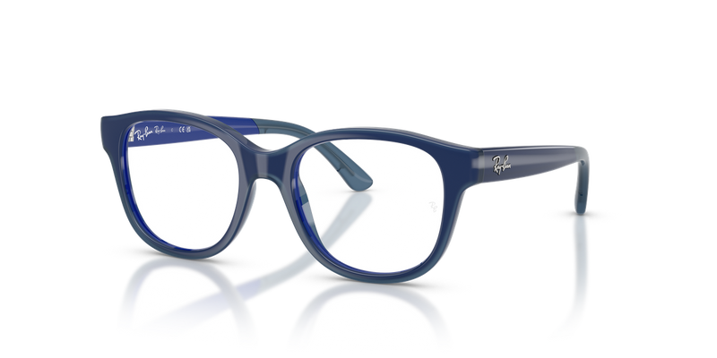 Ray-Ban Youth 0RY1950 in Blue On Transparent Blue - Alternate View