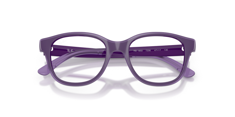 Ray-Ban Youth 0RY1950 in Violet On Transparent Violet - Side View