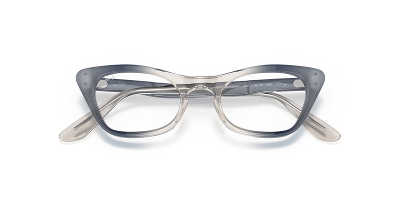 Ray-Ban Youth MISS BURBANK in Transparent Blue - Alternate View
