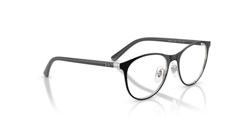 Ray-Ban Youth 0RY9552V in Black On Silver - Temple Detail