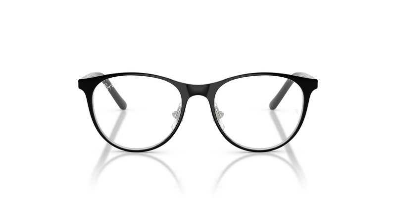 Ray-Ban Youth 0RY9552V in Black On Silver - Alternate View