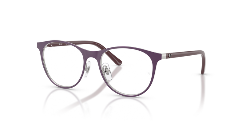 Ray-Ban Youth 0RY9552V in Matte Violet On Silver - Alternate View