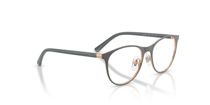 Ray-Ban Youth 0RY9552V in Grey On Rose Gold - Alternate View
