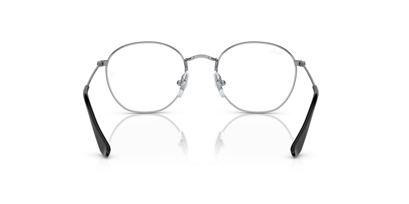 Ray-Ban Youth JUNIOR ROB in Black On Silver - Alternate View
