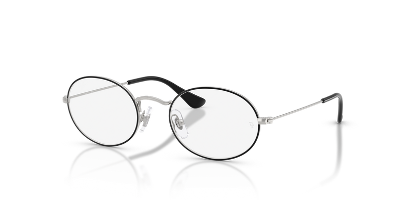 Ray-Ban Youth RY9645V in Black On Silver - Front View