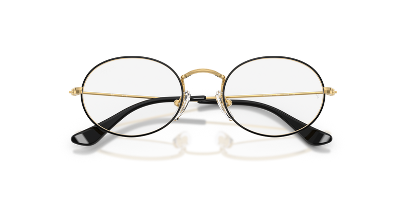 Ray-Ban Youth RY9645V in Black On Gold - Alternate View