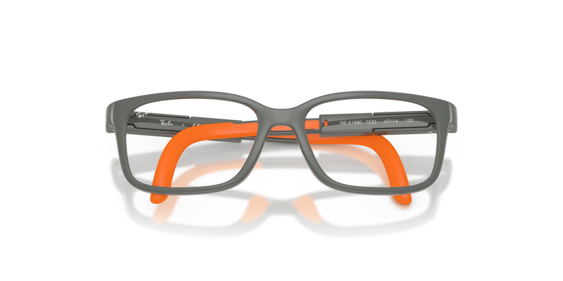 Ray-Ban Youth 0RYA1980 in Grey & Orange - Alternate View