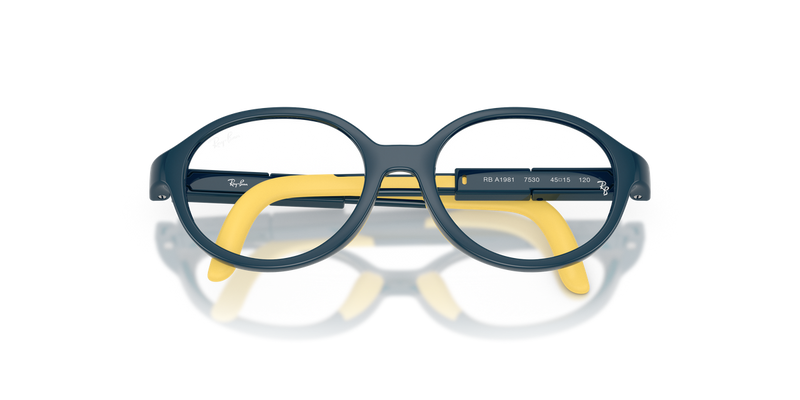 Ray-Ban Youth 0RYA1981 in Blue & Yellow - Alternate View