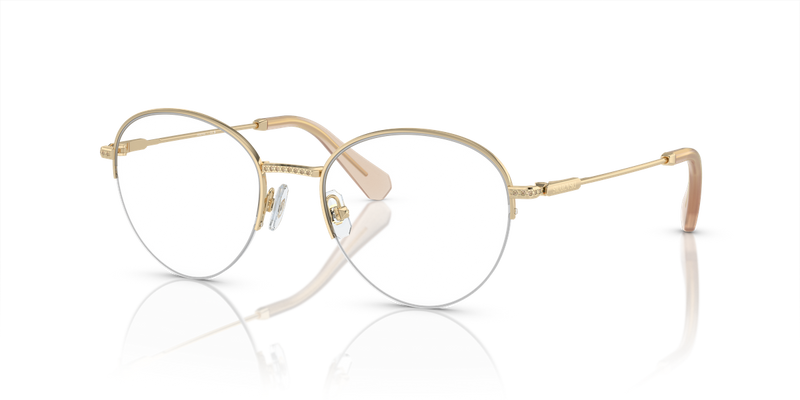 Swarovski SK1004 in Pale Gold / Demo Lens (4013) - Front View