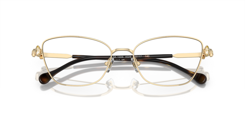 Swarovski SK1006 in Pale Gold / Demo Lens (4028) - Alternate View