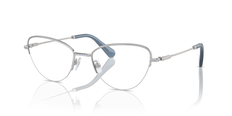Swarovski SK1010 in Silver / Demo Lens (4001) - Front View