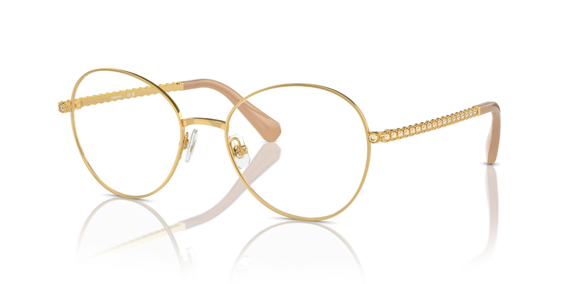 Swarovski SK1013 in Gold / Demo Lens (4004) - Front View
