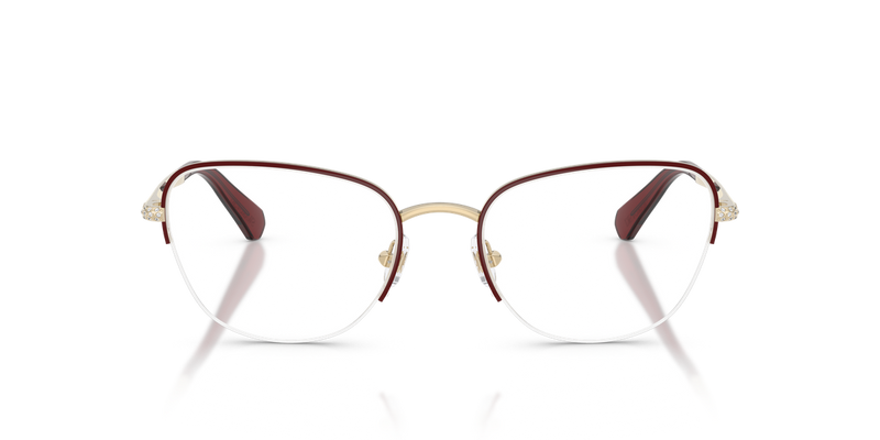 Swarovski SK1023 in Pale Gold/Burgundy Gunmetal / Demo Lens (4038) - Alternate View