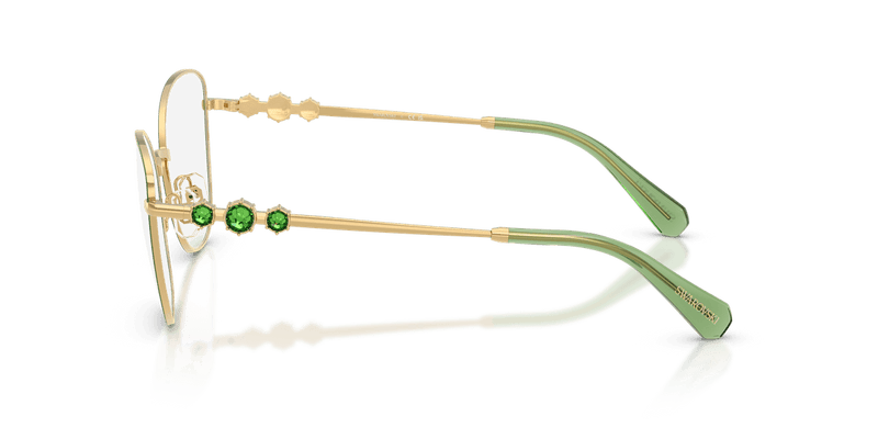 Swarovski SK1034 in Gold/Green (4044) - Alternate View