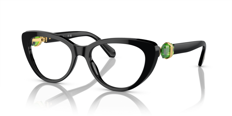 Swarovski SK2005 in Black / Demo Lens (1001) - Front View