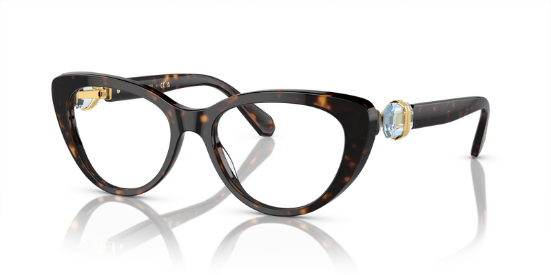 Swarovski SK2005 in Dark Havana / Demo Lens (1002) - Alternate View