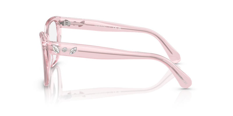 Swarovski SK2008 in Transparent Pink / Demo Lens (3001) - Alternate View