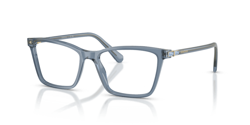 Swarovski SK2015 in Milky Light Blue (1035) - Front View