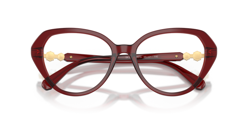 Swarovski SK2054 in Transparent Burgundy / Demo Lens (1073) - Alternate View