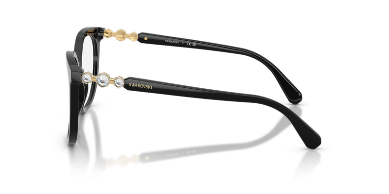 Swarovski SK2055 in Black / Demo Lens (1001) - Back View