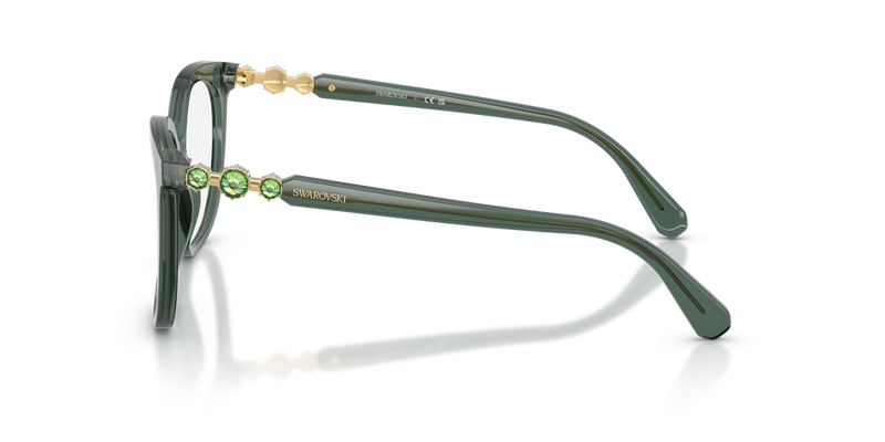 Swarovski SK2055 in Transparent Green / Demo Lens (1043) - Alternate View