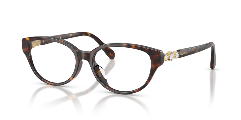 Swarovski SK2058D in Havana / Demo Lens (1002) - Front View
