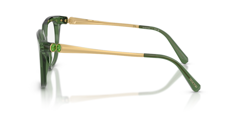Swarovski SK2059 in Transparent Green / Demo Lens (1085) - Alternate View
