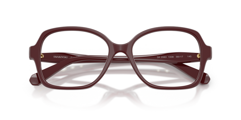 Swarovski SK2063 in Burgundy / Demo Lens (1008) - Alternate View