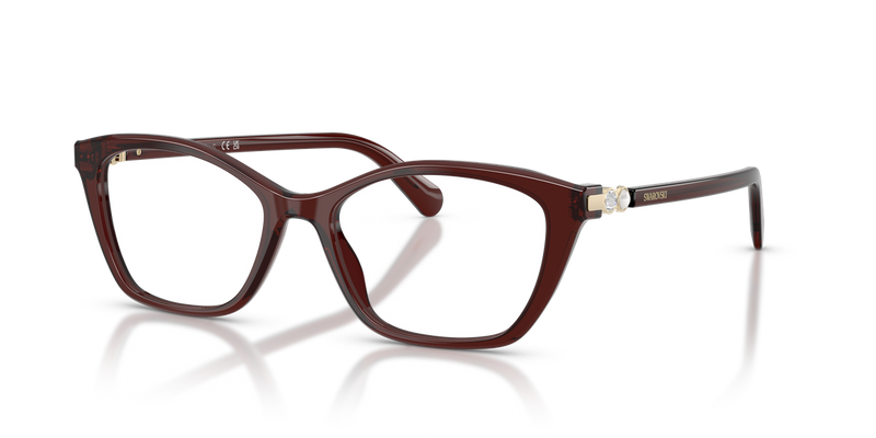 Swarovski SK2065 in Transparent Burgundy / Demo Lens (1098) - Alternate View