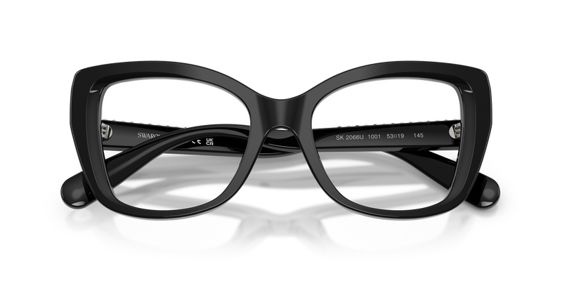 Swarovski SK2066U in Black / Demo Lens (1001) - Side View