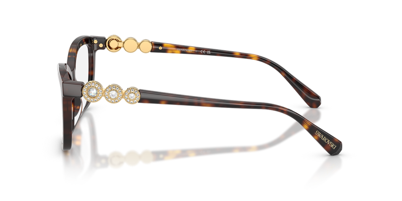 Swarovski SK2072U in Havana - Back View