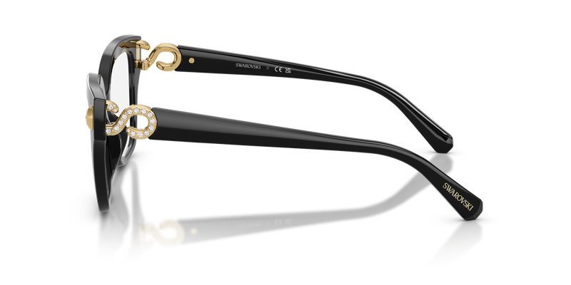 Swarovski SK2076U in Black - Back View