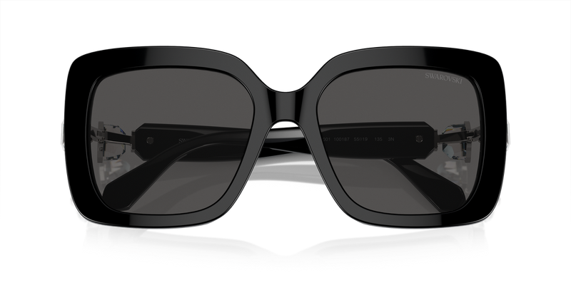 Swarovski SK6001 in Black / Dark Grey (100187) - Alternate View