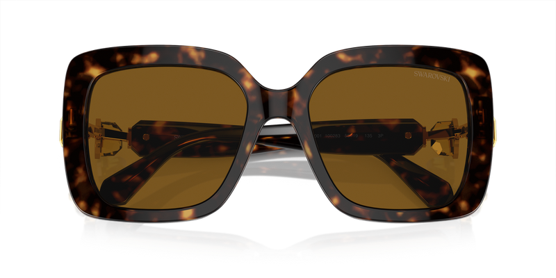 Swarovski SK6001 in Havana / Polarized Brown (100283) - Alternate View