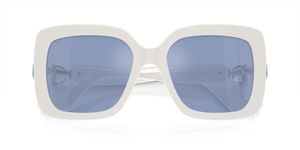 White / Light Blue Mirror Silver (100355)
