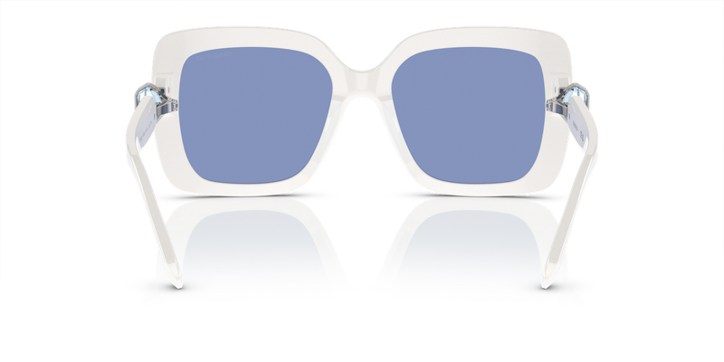 Swarovski SK6001 in White / Light Blue Mirror Silver (100355) - Alternate View