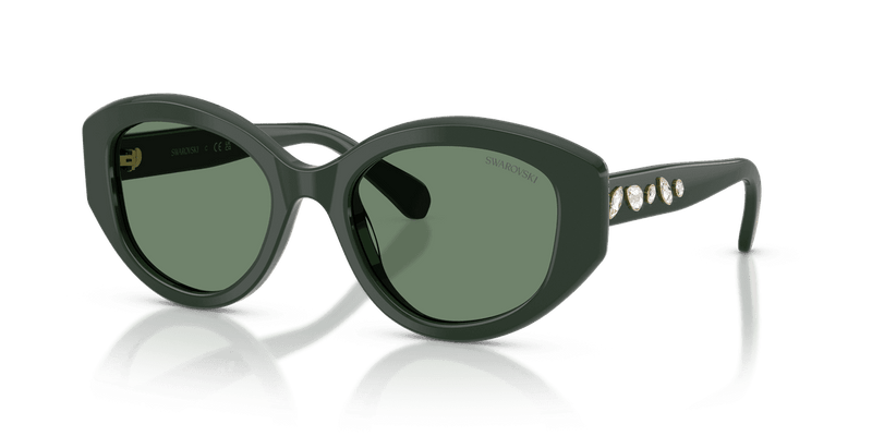 Swarovski SK6005 in Dark Green / Photo Green (1026M1) - Front View