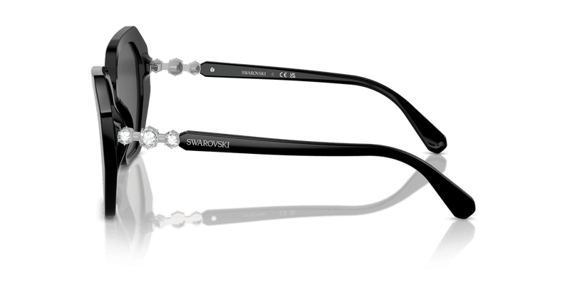 Swarovski SK6017 in Black / Dark Grey (100187) - Alternate View