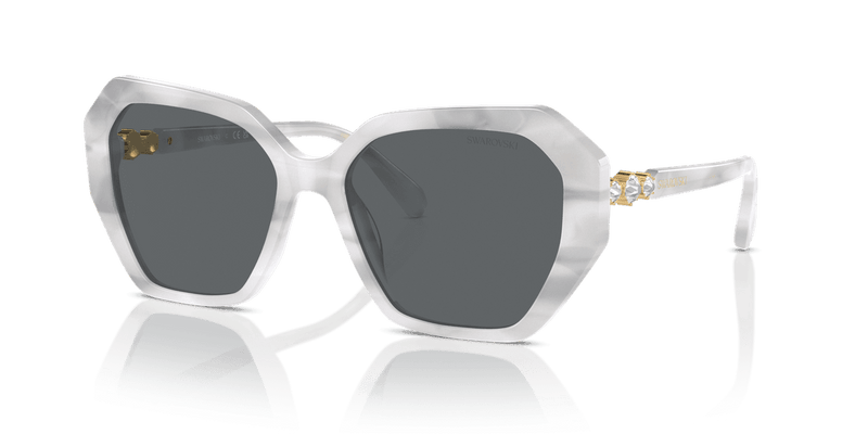 Swarovski SK6017 in White / Dark Grey (104287) - Alternate View