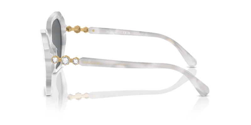 Swarovski SK6017 in White / Dark Grey (104287) - Alternate View