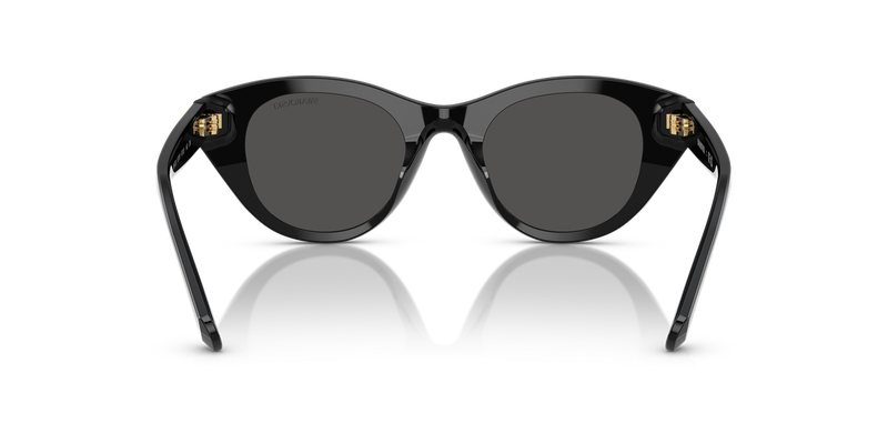 Swarovski SK6025 in Black / Dark Grey (100187) - Temple Detail