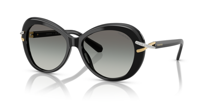 Swarovski SK6026 in Black / Grey Gradient (100111) - Front View