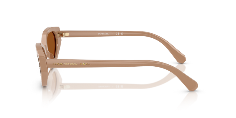 Swarovski SK6030 in Beige / Dark Brown (106173) - Alternate View